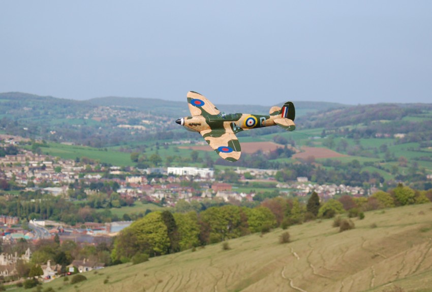 South Cotswold Soaring spitfire wallpaper. South Cotswold Soaring